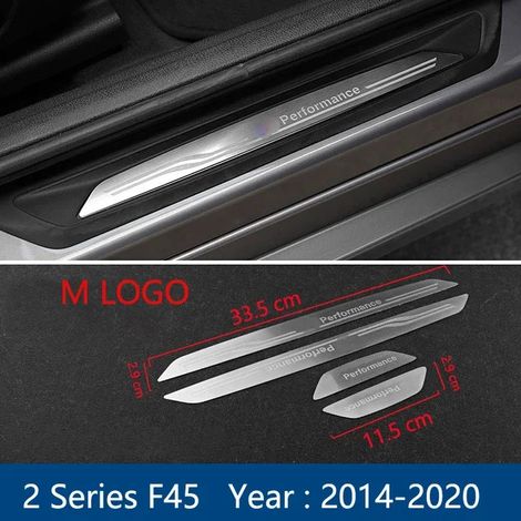 (F45 2014-2020) Accessoires : Pédale d'accueil de porte,seuil de porte,baguettes de finition pour BMW Série 1,3,4,5,3GT,X1,X3,X4,X5,X6,F20,F30,F10,F25,F16,F15 (1/3)