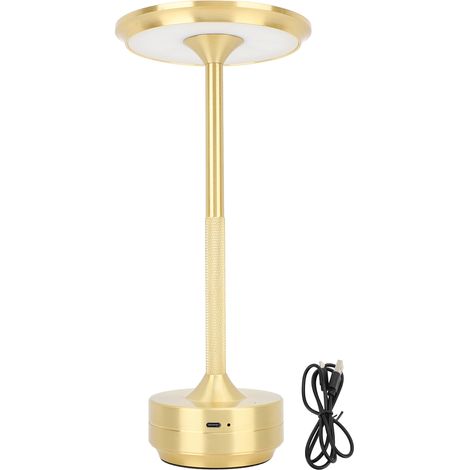 Ortviai Lampe de Bureau Sans Fil en Alliage d’Aluminium – Rechargeable USB, 2600 mAh, Idéale Chambre & Camping (1/5)
