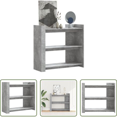 Holzwerkstoff -  Konsolentisch Betongrau 100x35x90 cm Holzwerkstoff (1/5)