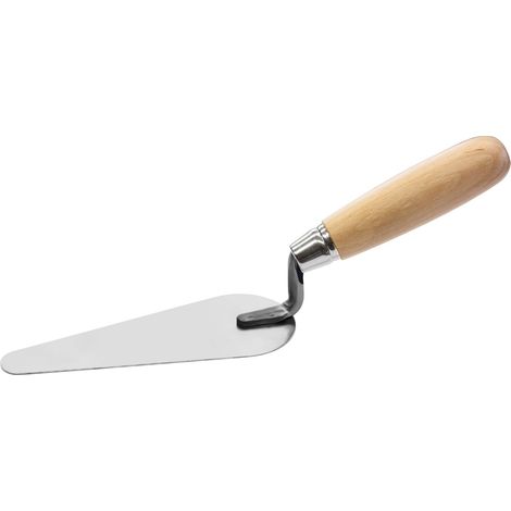KATZENZUNGENKELLE ROSTFREI, HOLZ, 140MM