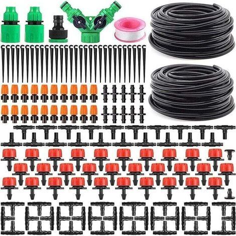 Kit d'irrigation de jardin. . 30M Goutte à Goutte Jardin Système d'Arrosage Pour Jardin. Pelouse. Paysage. Potager (1/4)