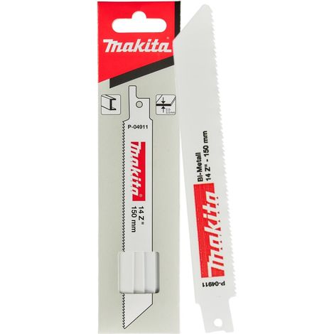 MAKITA P-04911 (pkt of 5) Flexible for metal 150mm 14TPI