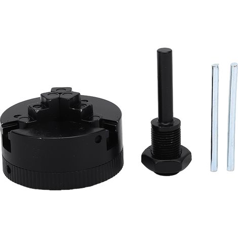 Ensemble de mini mandrins de tour, mandrins auto-centrants à 3 mâchoires, acier à haute teneur en carbone durable, compact de 50 mm de diamètre avec bielles de 6 mm (1/5)