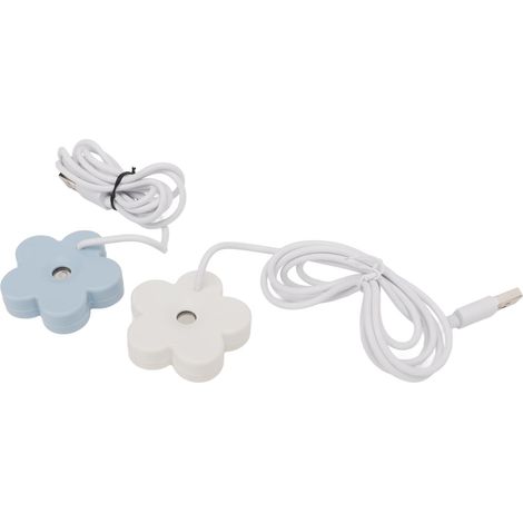 Kleiner USB-Luftbefeuchter mit Zerstäuber, kreativ, niedlich, tragbar, wasserdicht, weiß und blau (1/5)