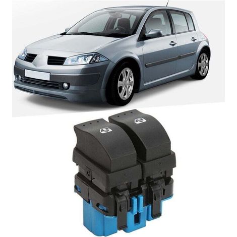 Interrupteur Leve Vitre pour Megane 2 Grand Scenic 2 Commande Bouton Lève Vitre Electrique 8200107772 (1/4)