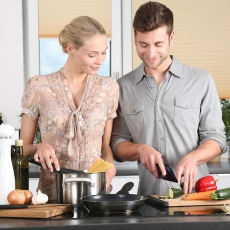 Coupe-légumes en Acier Inoxydable-Trancheuse à Ondulées -Gadget de Cuisine pour Frites/ Pommes de Terre/ Légume/ Fruits et Gaufre (1/4)