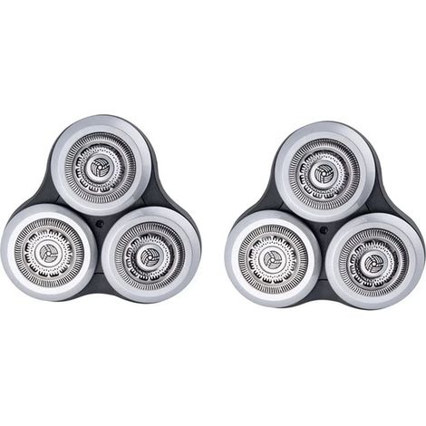 Têtes de rechange SH90 x2 pour rasoir Philips Series 9000 S9911 S9731 S9711 S9511 S9111 S9031 S9988 Lames (1/5)