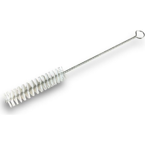 Lot de 10 goupillons NYLON multifonction  Ø 25 mm  Garnissage 100 mm  Ramonage brossage curetage nettoyage  Conduits tubes tuyaux  Longueur 300 mm  Kibros 13025300Nx10