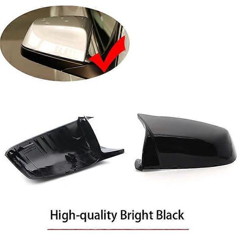 Hochwertige schwarze Hupenkappen im M-Stil für BMW 5er, 6er und 7er (F01, F02, F03, F04, F06, F07, F10, F11, F12, F13) – Hochglanzschwarz