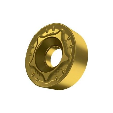 Wendeschneidplatte ISO RNGH 381200-MR:T9226 Tiefe 12mm MT-CVD beschichtet Gold (1/2)