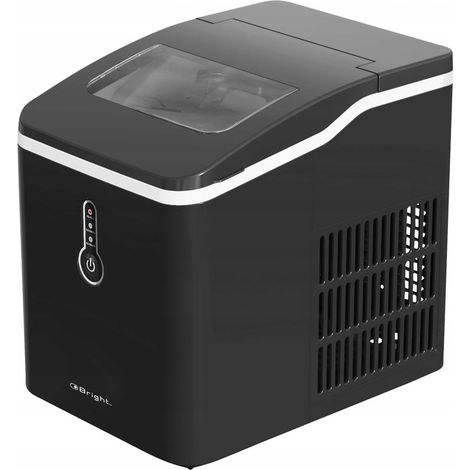 Fabbricatore di ghiaccio nero 12 kg/24 ore - 120 W, ghiaccio ogni 8,5 minuti