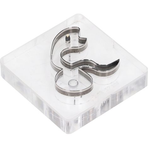 Découpeur Forme Serpent 63x57mm Acier Allié Dureté Élevée Emporte-pièce Cuir Tranchant pour Bricolage Créatif (1/5)