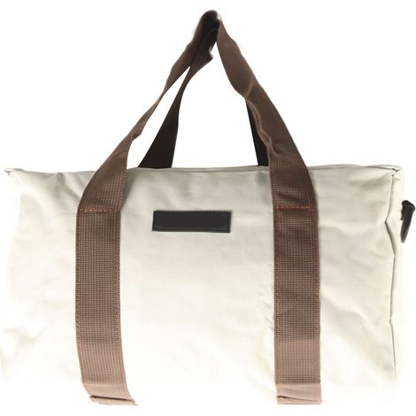 Sac à outils grande ouverture en toile imperméable forte capacité rangement quincaillerie sac transport gris 35cm (1/5)
