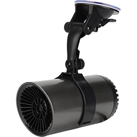 Calefactor para coche，calefactor y ventilador de refrigeración 2 en 1 para coche，12 V 150 W，con soporte giratorio de 180°