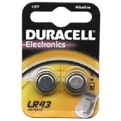 Duracell LR43 2-pack blister / pila botón 1,5V