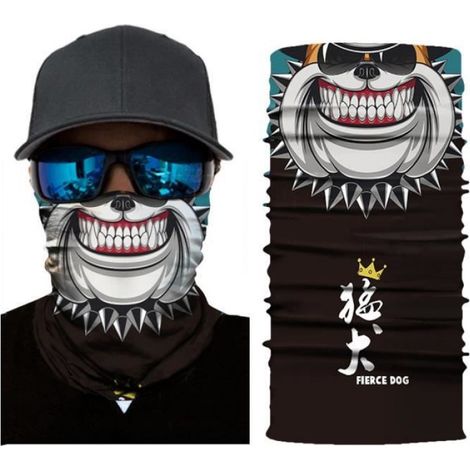 Couleur A Cache-visage lavable et réutilisable pour moto, protection complète pour le cou, le cyclisme, le cyclisme, le Ski (1/4)