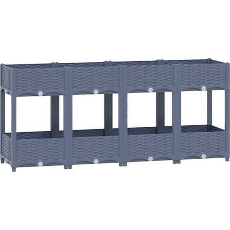 Jardinière,Lit surélevé 160x40x71 cm Polypropylène CFW85856 (1/5)