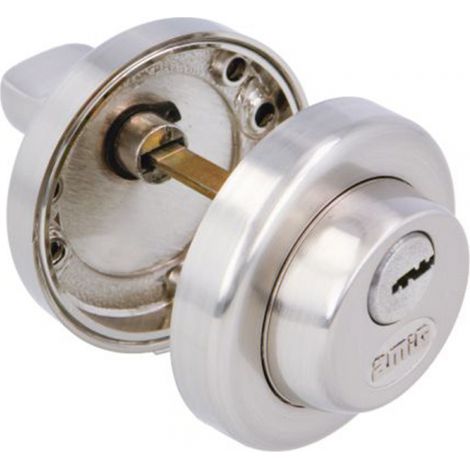 Serrure intérieure à clé Chrome mat 47 mm 24821 Amig (1/3)
