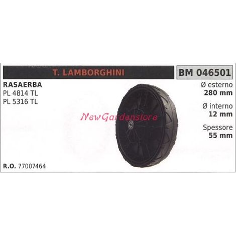 Ruota posteriore LAMBORGHINI rasaerba tosaerba tagliaerba PL 4814 TL 046501