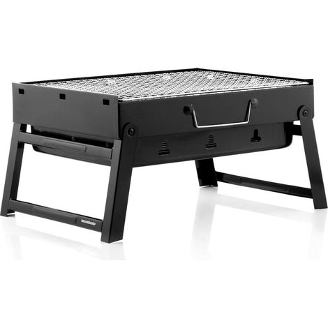 ® Barbecue Charbon Pliable- Mini Grill Camping Léger- Plateau Repas plein air- Design Innovant- intuitif à Nettoyer (1/5)