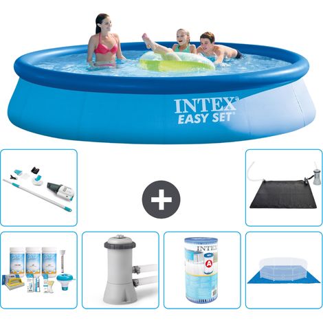 Intex Piscine Easy Set Ronde - 396x84 cm - 7-pièces S40727 (1/5)