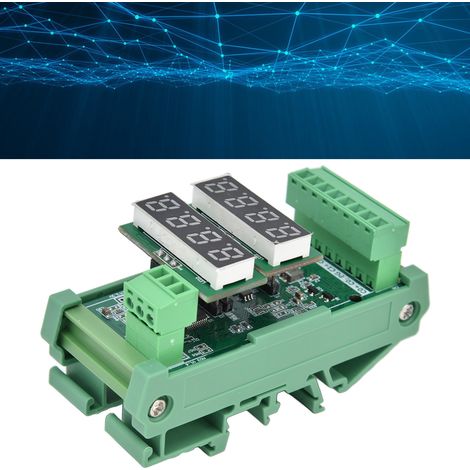 Temperaturtransmittermodul Typ 2K WSM03-02 mit Digitalanzeige, hochpräzises Temperaturerfassungsmodul mit Ständer (1/5)