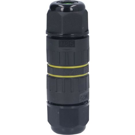 Connecteur étanche 5 fils, M25 IP68Prise étanche Contacts en laiton hautement conducteurs dans la zone de câble incassable de 10 à 14 mm (1/4)