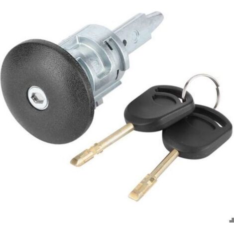 Barillet de serrure de porte avant droite avec 2 clés pour Ford Transit MK6 2000-2016 (1/5)
