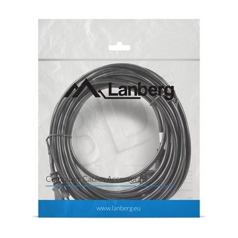 Cable de Alimentación Lanberg CA-C13C-11CC-0100-BK 10 m Negro (1/4)