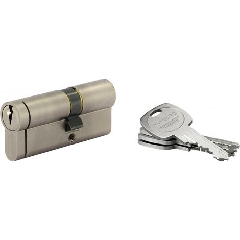 THIRARD - Cylindre de serrure double entrée HG5+, 30x40mm, nickel, anti-arrachement, anti-perçage, anti-casse, 5 clés - THIRARD (1/4)