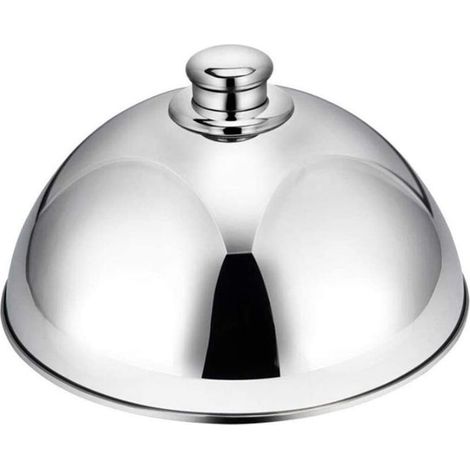 Cloche en acier inoxydable, couvercle alimentaire, dôme, assiette de service, plat, dîner pour la cuisine à domicile, Restaurant, café. (1/5)