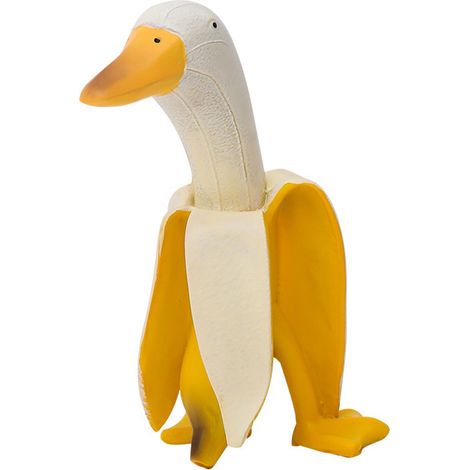 Décoration Canard Banane, Canard Banane de dessin animé créatif et magnifique en résine, Canard jaune, Décoration de bureau pour la maison et le bureau (1/5)