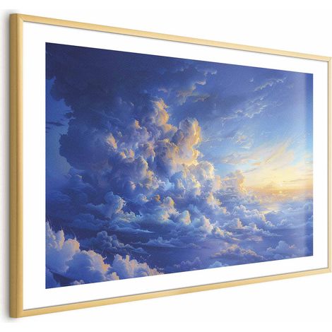 Póster - Cuando el cielo se convierte en un lienzo: La obra de arte de la naturaleza en las nubes (1/4)