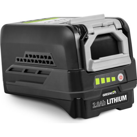 Lithium-Akku BT402L mit 2,0Ah Kapazität und 40V Spannung, LCD-Display, kompatibel mit 40V TECH Sortiment - Greencut (1/4)