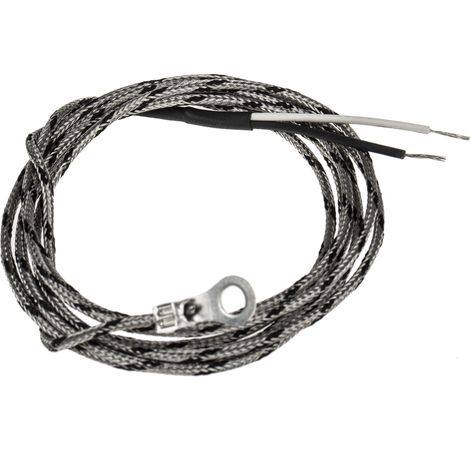 Thermocouple type J Ø 6mm, L 2m, +350°C max à Câble ( Prix pour 1 )