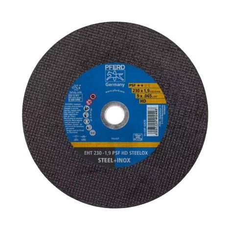 DISCO CORTE METAL EHT 230X1,9 PSF HD STEELOX 61728327 PFERD