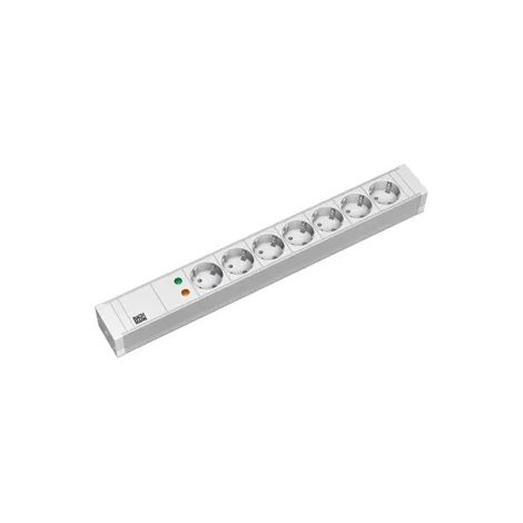 Bachmann 19Zoll Steckdosenleiste 7f PVC 7xSchutz.1xÜSS 333.604 (1/2)