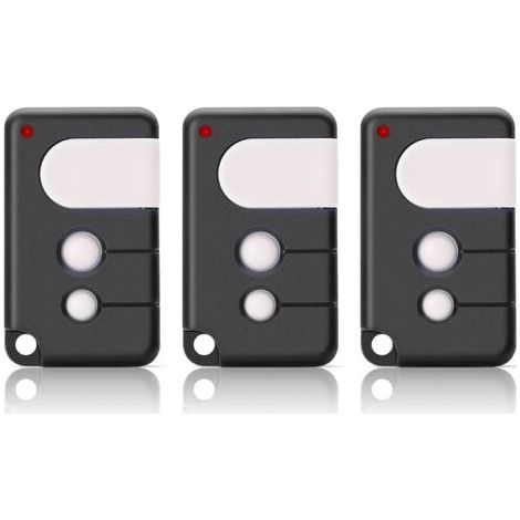 Télécommande porte de garage 433,92 MHz,émetteurs de porte de garage Compatible avec Chamberlain LiftMaster MotorLift 84335E/EML,94335E/EML,84333E/EML (3pcs)