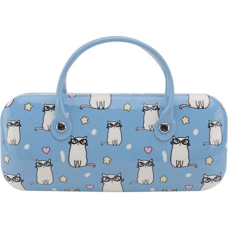 Étui à lunettes pour enfants Cartoon (bleu clair) (1/2)