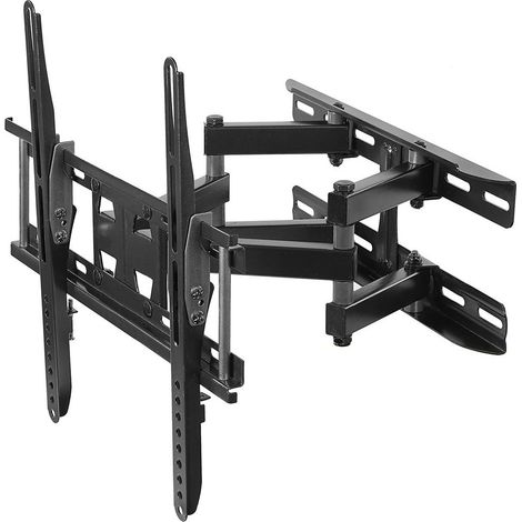 TrAdE Shop Traesio - Staffa Braccio Porta Tv Da 20 A 60 Pollici Supporto A Parete Per Televisore Move -