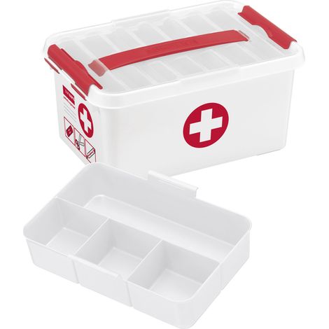 Sunware Erste Hilfe - Box Q-Line 6 l 30 x 20 x 14 cm Kasten (1/3)