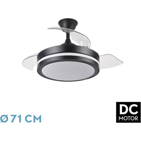 Ventilador Dc Esparta Peque 44w 5182lm Negro 71d (1/3)