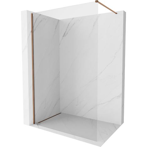 Mexen Kioto-X Duschwand Walk-in 60 x 200 cm, transparent 10 mm, Roségold - 800-060-101-60-00-X (1/5)