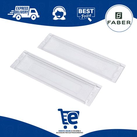 Kit 2 Pezzi Plafoniera Illuminazione Cappa Aspirante Faber Elica Franke 178x50mm (1/5)