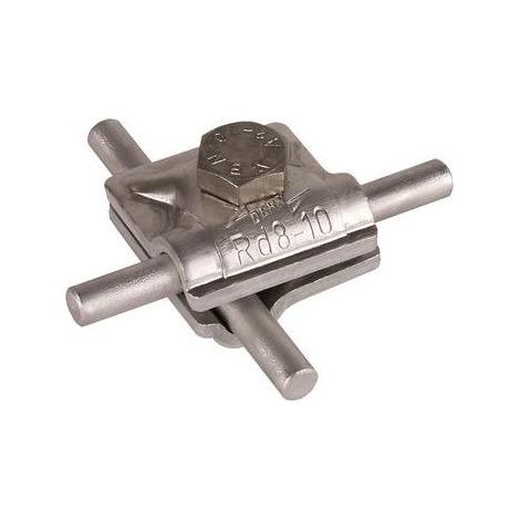 Dehn MV-Klemme Al f. Rd 8-10mm m. Sechskantschraube 390051 (1/5)