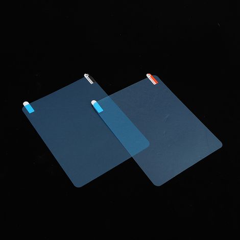 miroirs rétroviseur anti-pluie adhésif déperlant, film protecteur anti-buée ovale, imperméable et résistant aux intempéries, pour voiture (1/5)