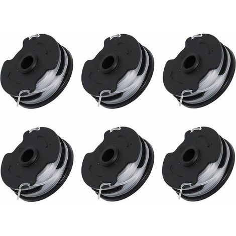 Lot de 6 bobines de rechange pour débroussailleuse sans fil Parkside PRTA 20-Li C3 IAN351753 (1/5)