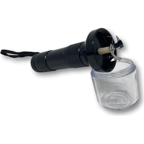 moulin à épices électrique - broyeur à épices - moudre tout type d'épices - grinder pour épices - noir (1/4)