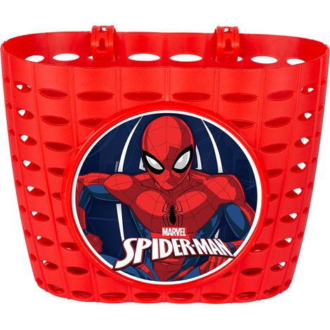 Cesta de plástico para patinete, bicicleta, Marvel Spider-Man (1/2)