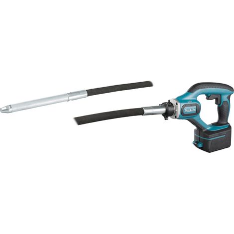 Makita – Vibreur à béton 18V – Compactage efficace – Moteur puissant 13000 vibrations/mn – Longueur aiguille 800mm – Pour béton armé